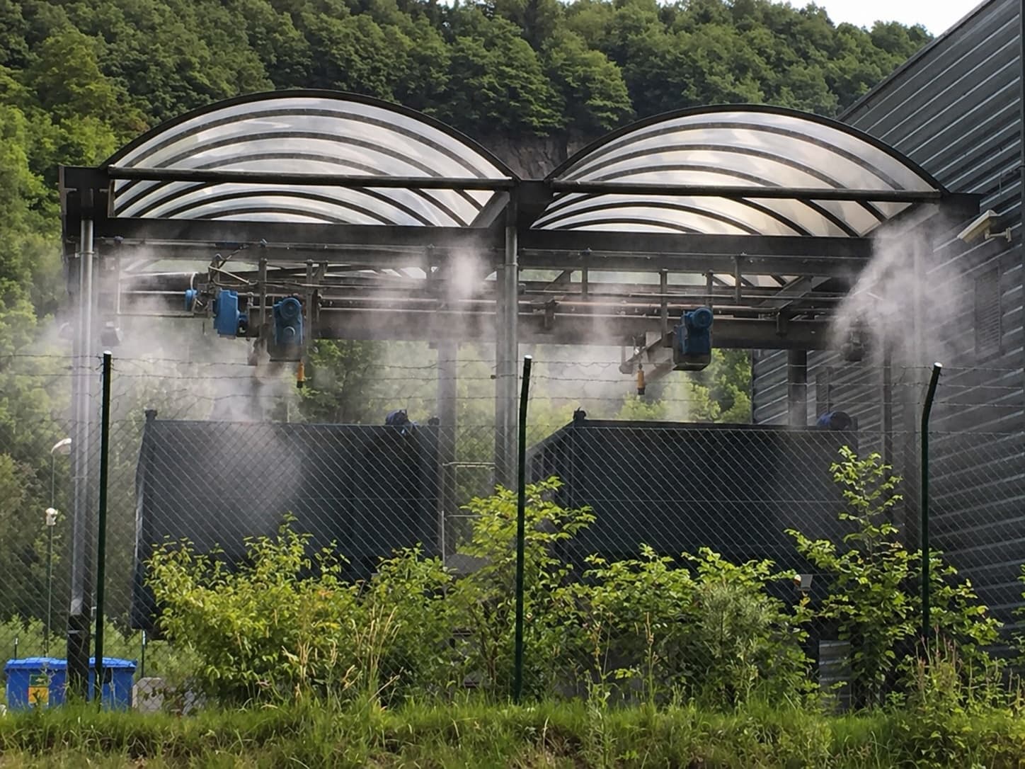 OLOBIO nebulisation for odour neutralisation in an industrial area