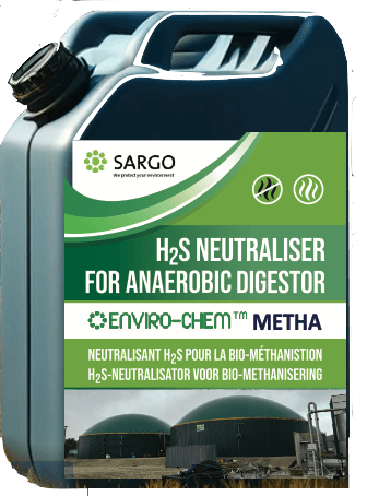 Enviro-Chem METHA Kanister zur H₂S-Kontrolle in Biogas und anaerober Vergärung