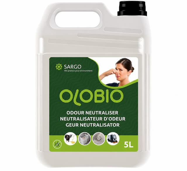 OLOBIO bidon voor geurneutralisatie op afval- en slibverwerkingssites